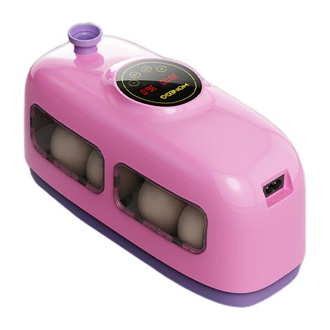 Incubatrice per uova, Incubatrici digitali per uova da cova, Incubatrici per uova a LED con controllo dell'umidità con tester per candele per uova, per uova da cova di pollo, anatra, quaglia e uccelli (1/5)