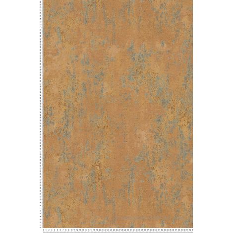 Papier peint intissé Effet béton Jaune, Or, Orange - 10,05 x 0,53 m (1/5)