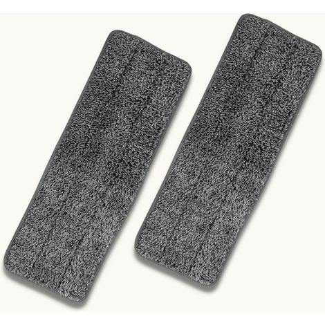 Starlyf AUTOCLEAN MOP - Lot de 2 serpillières - Super Absorbant Recharges en Microfibre - pour Le Balai autonettoyant-2 Coussinets Extra (1/5)