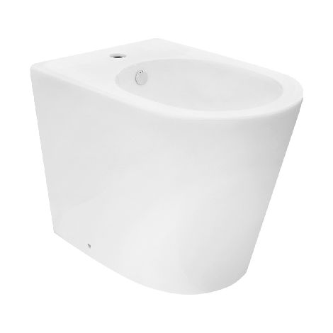Bidet filomuro a pavimento genziana bianco (1/2)