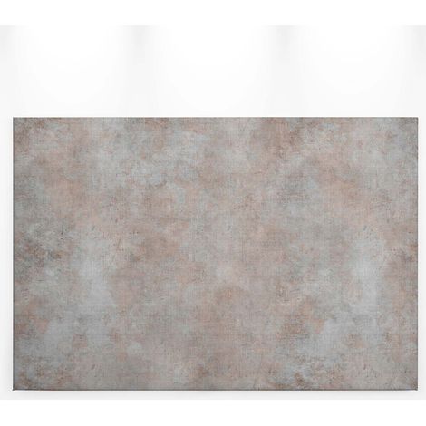 Tableau style industriel effet béton gris | Tableau cuisine & salon moderne | Tableau sur toile uni gris parfait couloir & bureau 0,9 x 0,6 m (1/5)
