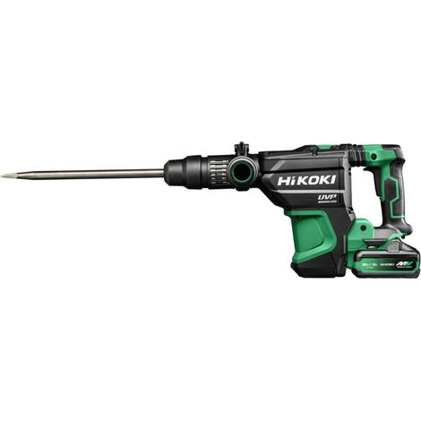 Perfo-bur SDSMax 40mm MV 36V 4Ah 9J Brushless 4 vit. UVP LVH RFC en coffret HIKOKI DH3640DAWAZ
