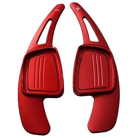 Juego de 2 levas de cambio de volante para Audi, levas de cambio rojas, Audi A3/S3 Facelift A5 S5 2017 A4 B9 Q7 2016-2017 TT TTS (1/3)