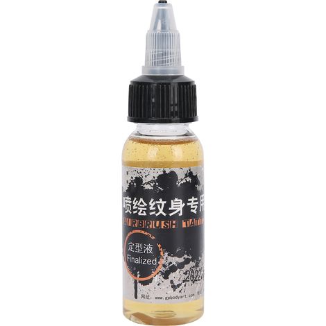 Fixateur temporaire pour peinture corporelle 30ml, liquide de fixation couleur corps jetable, vernis finalisateur waterproof (1/5)