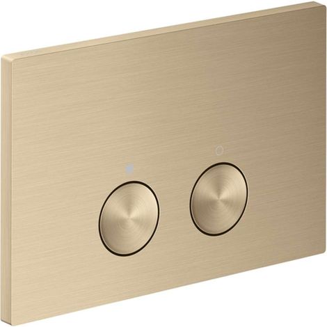 Axor FlushPlate - Placca di comando, color bronzo spazzolato 42530140