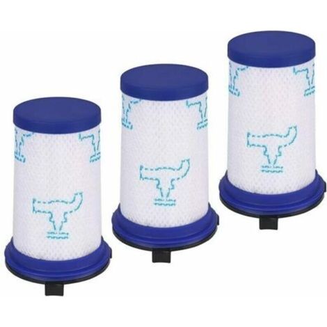 Paquete de 3 filtros de repuesto para aspiradora inalámbrica Rowenta Air Force 360 / X-Pert Essential 260 - Crezuo