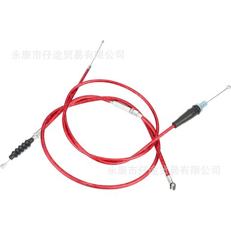 Off-road motorcycle/ATV/4WD vehicle accessories CRF50CC-110CC throttle cable and clutch cable (red) (1/5)