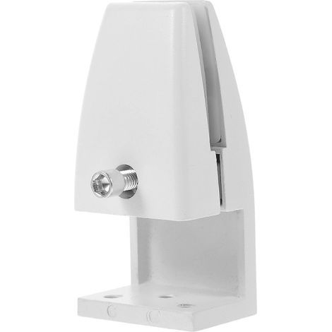 1 jeu de pinces de fixation pour cloison de bureau, support de protection contre les éternuements, support de séparation de bureau-9.20X4.40X3.30CM-White (1/4)