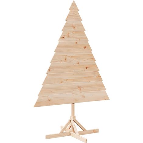 Arbre de Noël Sapin de Noël en bois pour décoration 180 cm bois massif (1/5)