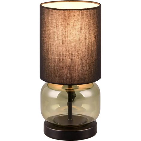 Lampe de table led noir et vert culot e27 - trio - elio 81197418 81197418 81197418 81197418 81197418 81197418 (1/5)
