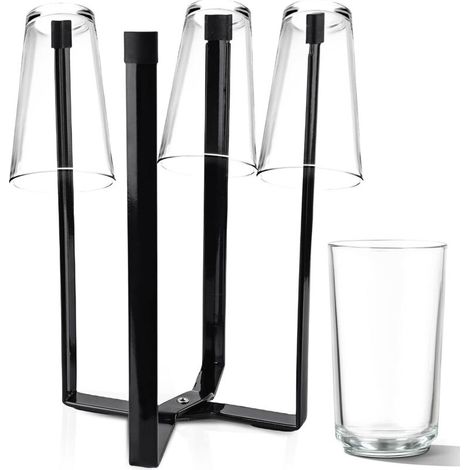 Égouttoir Bouteille: Acier Pliable Egouttoir Biberon Bebe, Sporte-Assiettes, Égouttoir Porte Bouteilles, Porte Bouteille Pliable, Bottle Dryer Peut Étre Utilisé pour Égouttoir à Couverts