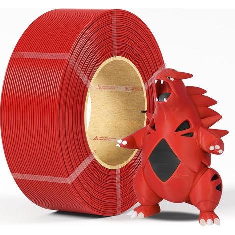 Recharge de Filament PLA 1,75mm 1kg, pla Rouge Vif (1/5)