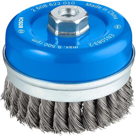 Brosse boisseau Metal heavy, filetage M14 (1/5)