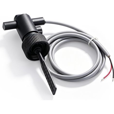 Interrupteur de débit à pagaie d'eau FS-10 100 V : niveau d'eau, flotteur, interrupteur de débit d'eau, interrupteur de débit en nylon pour équipement de piscine, compteur d'eau, compteur de (1/5)