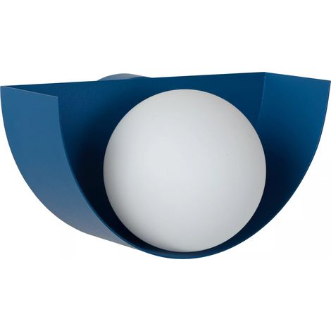 Applique murale bleue boule blanche Benni G9 28W Lucide (1/4)