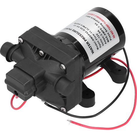 Pompe à membrane sous pression d'eau 3,0 GPM 55 PSI 12 V série 42 pour le nettoyage de toilettes mobiles, de routes, de voitures portables et de sols. (1/5)