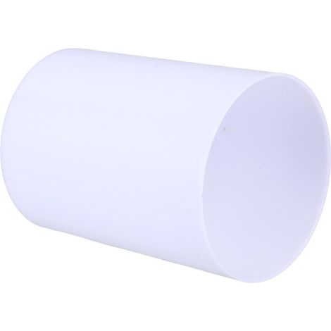 Abat-jour Cylindrique Blanc en Plastique pour Luminaire E27, Réduit L'éblouissement, Remplacement Ampoule, pour Salle à Manger et Chambre (1/5)