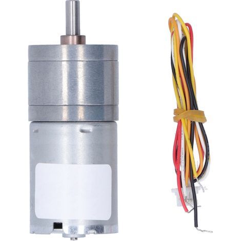 Moteur à Engrenage Sans Balais JGA25-2430, 12RPM, 6V CC, Réglable Vitesse, Faible Bruit, Rotation CW/CCW (1/5)