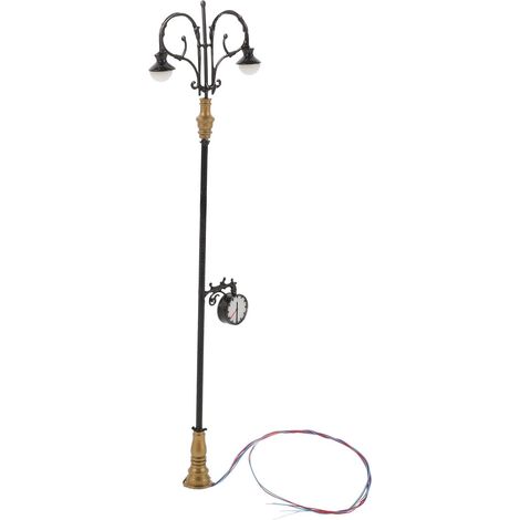 Lampadaire Ferroviaire Modèle Réduit Lampe Miniature pour Maquette Miniature Et Maison Décor De Table Intérieur Extérieur 1 X Micro Lampadaire Paysager (1/5)