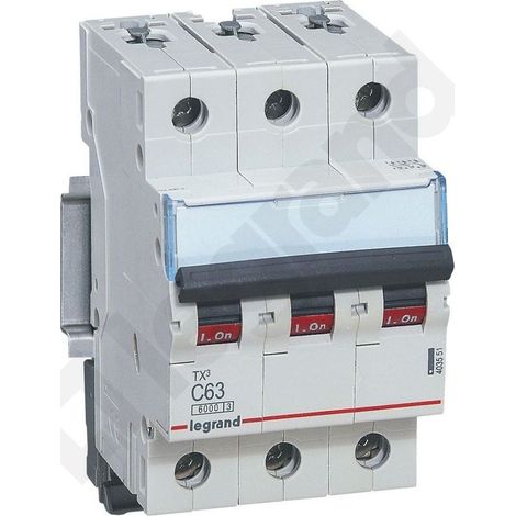 Interruptor automático S 303 3P C 63A 6000A TX3