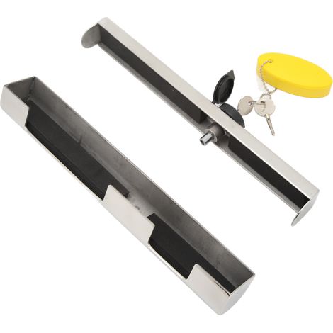 Antivol moteur hors-bord avec 2 clés, acier inoxydable 304, robuste et durable, pour bateau, yacht, usage marin. (1/5)