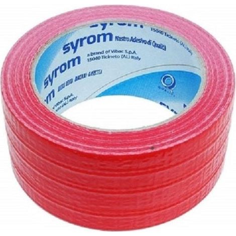 YMYNY Rotes Klebeband, 50 mm x 25 m, extra stark, wasserfest, für Abdichtungen und Reparaturen