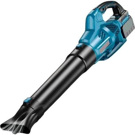 TRADE SHOP - Soffiatore Da Giardino Senza Fili A Batteria Nl-5843 Per Rimozione Foglie Neve Detriti -