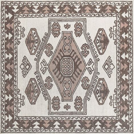 Teppich TOMARZA Bunt 200 x 200 cm Wolle