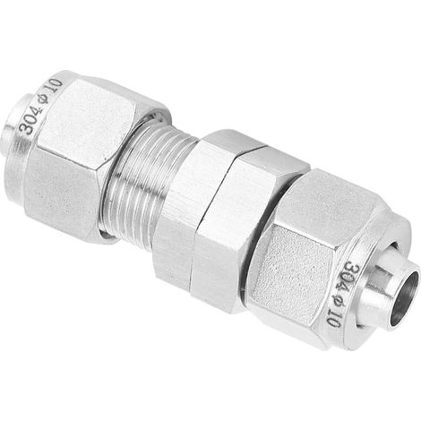 Raccord pneumatique à double levier en acier inoxydable 304, répartiteur de tuyau, raccord pneumatique pour machine, Ф12 x 10 (1/5)