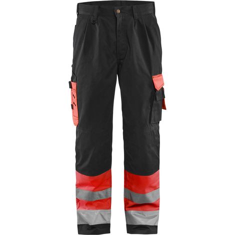 Pantaloni da lavoro blaklader 1584-1860 alta visibilità ginocchia sagomate