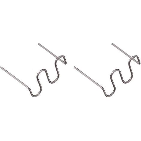1000 Heißklammern (0,6 mm) für Thermoheftgeräte, Kunststoffreparaturen, Stoßstangen, Karosseriearbeiten, Wellpappenklammern, 0,6 mm