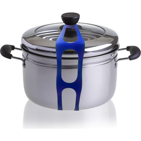 Sangles élastiques en silicone pour couvercles de cocottes, sangles de fixation universelles pour couvercles de plats à four, casseroles et poêles (1/4)