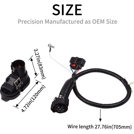 9L3Z-15A416-A Automotive Towing Trailer Wiring Harness for Ford F-150 (1/4)