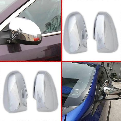 ABS-Chrom-Rückspiegelabdeckung für Toyota Vios/Yaris Limousine 2014 2015 2016 2017 2018 2019--