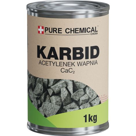 Karbid CaC2 - 1 kg - Metalldose - 99,9% Reinheit - Effektiv gegen Schädlinge - Sicher lagern