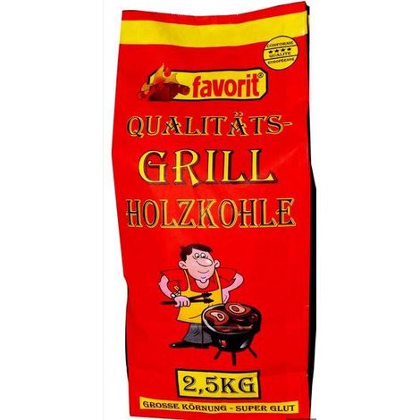 Favorit Holzkohle 2,5 kg Holzkohle