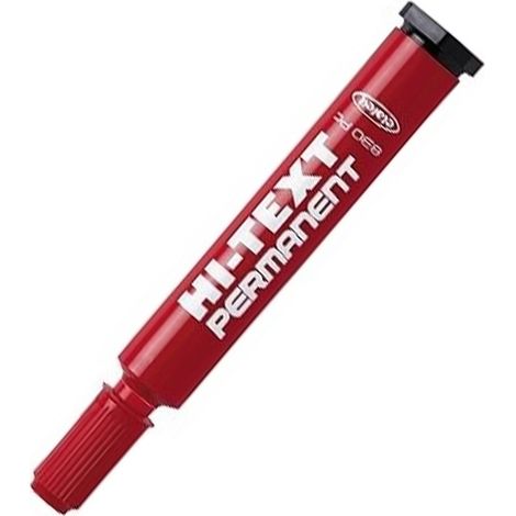 Hi-Text-830Pc Permanentmarker Keilrot