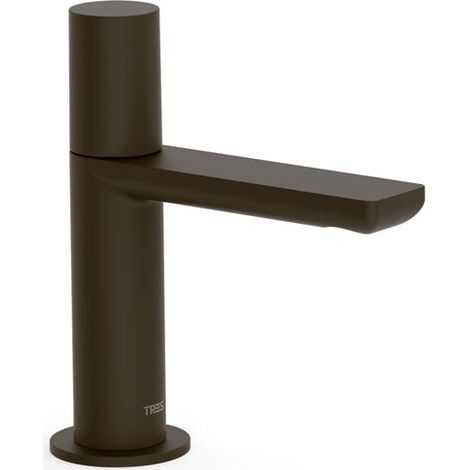 TRES 21150301KMB PROJECT-TRES Grifo De 1 Agua para Lavabo Color Negro Bronce - ref: 21150301KMB