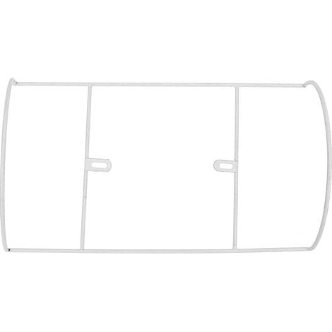 Support mural pour lampe simple, applique murale à monter soi-même, cadre et abat-jour, accessoire blanc (1/4)