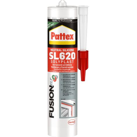 Silicone Sigillante neutro SL620 Bianco RAL 9016 300 ml BOX 25 Pezzi PATTEX by HENKEL