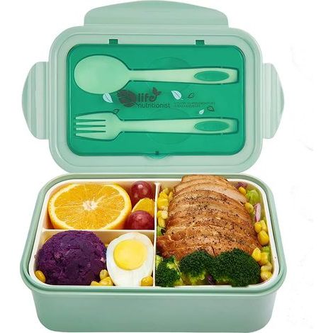 Bento-Box für Erwachsene, luftdichte Lunchbox, Mahlzeitenverpackung, lebensmittelechte Lunchbox (1/5)