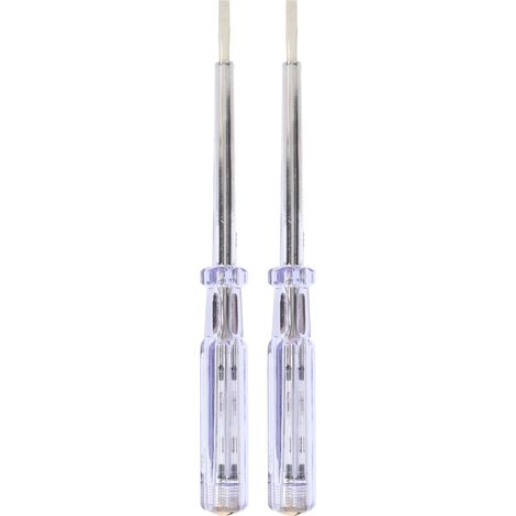 Tournevis Testeur de Tension Électrique Compact ANG93 AC100-250V Outil Électricien Contrôleur de Courant (1/5)