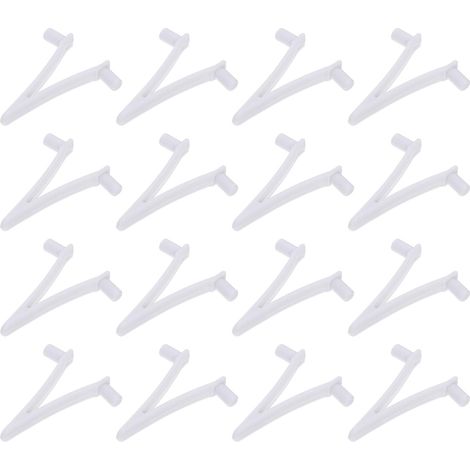 ZHIJIA PREMIUM Lot de 24 clips en V en ABS pour manche d'épuisette et tête d'aspirateur de piscine (1/4)