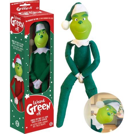 Elfe Joker Green Elf® Décoration de Noël magique Sapin en peluche elfe coquin Activités amusantes pour filles et garçons OriginalCorner® (1/5)
