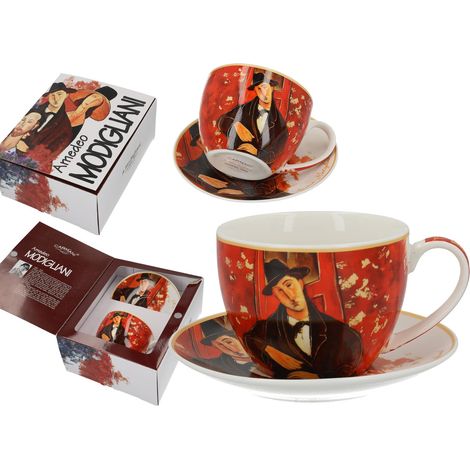 Carmani, tazza e piattino di A. Modigliani