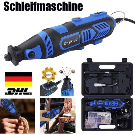 Outil rotatif New Grinder 135 W, outil rotatif multi-outils avec 80 accessoires, 6 réglages de vitesse variable de 10 000 à 32 000 tr/min pour des projets créatifs ou des travaux de bricolage DHL (1/5)