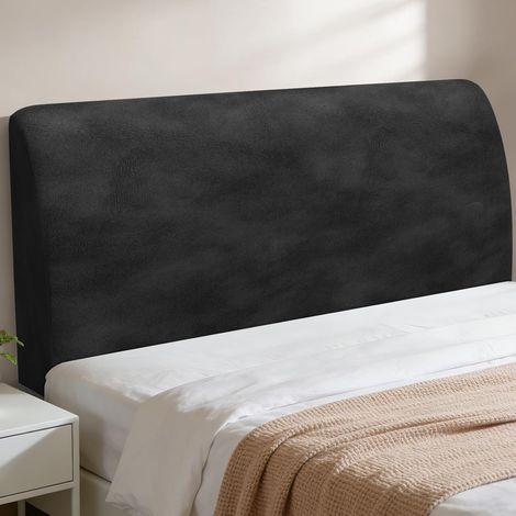 Housse Tete de Lit 150 (Noir Polaire Silver Fox) (1/5)
