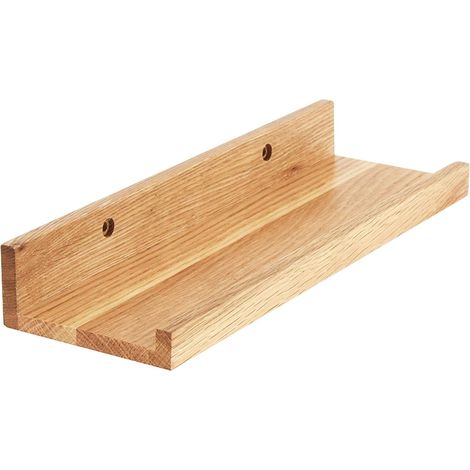 Étagère flottante en bois, étagère murale de 30 cm, étagère murale suspendue rustique de 30 cm (1/5)