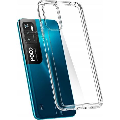 Cover posteriore Xiaomi Poco M3 incolore + vetro 9H (1/5)