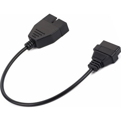 Adaptateur de Diagnostic OBD1 12 Broches vers OBD2 16 Broches pour Véhicules GM